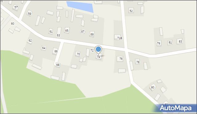Ruda Żurawiecka, Ruda Żurawiecka, 74, mapa Ruda Żurawiecka