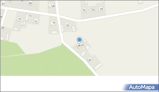 Ruda Żurawiecka, Ruda Żurawiecka, 80, mapa Ruda Żurawiecka