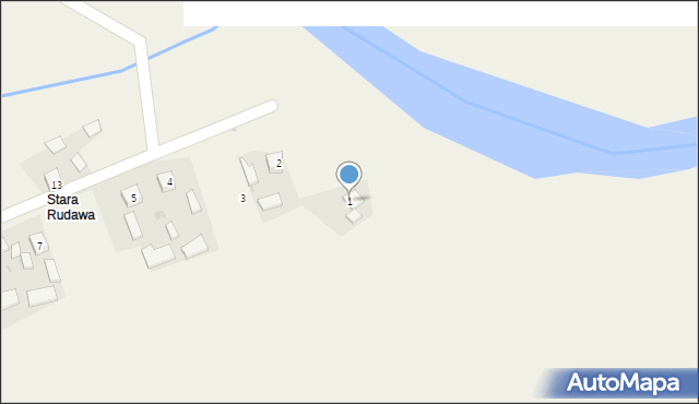 Rudawa, Rudawa, 1, mapa Rudawa