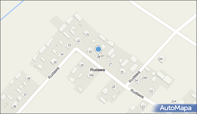 Rudawa, Rudawa, 28, mapa Rudawa