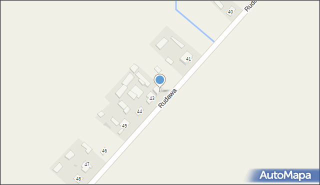 Rudawa, Rudawa, 43a, mapa Rudawa