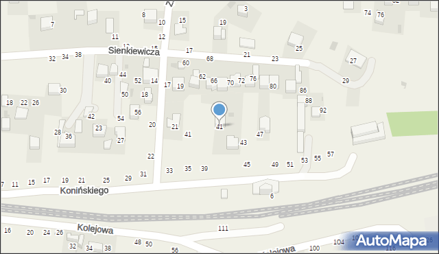 Rudawa, Rudawa, 41, mapa Rudawa