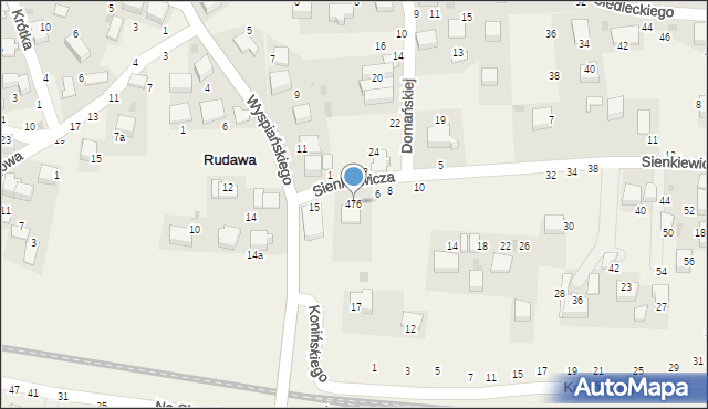 Rudawa, Rudawa, 476, mapa Rudawa