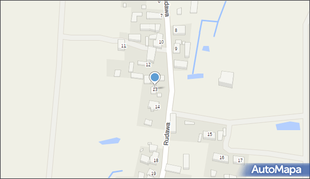 Rudawa, Rudawa, 13, mapa Rudawa