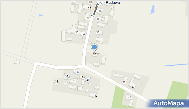 Rudawa, Rudawa, 36, mapa Rudawa