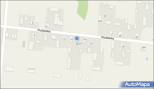 Rudawka, Rudawka, 13, mapa Rudawka