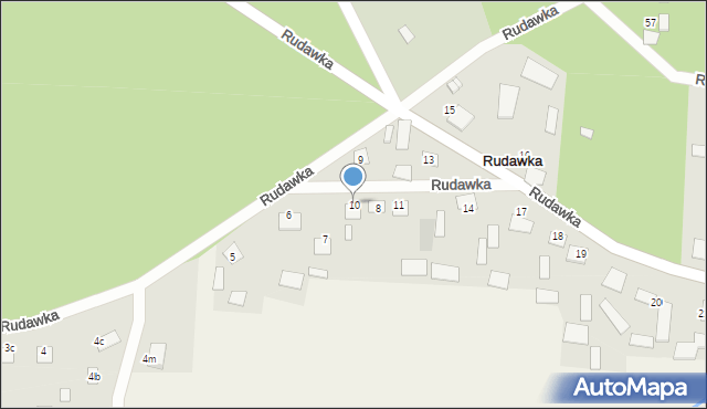 Rudawka, Rudawka, 10, mapa Rudawka