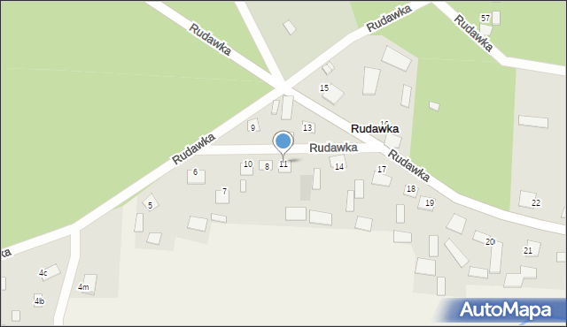 Rudawka, Rudawka, 11, mapa Rudawka