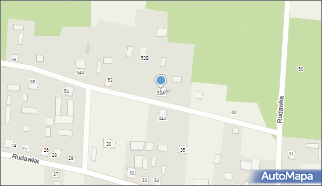 Rudawka, Rudawka, 53A, mapa Rudawka