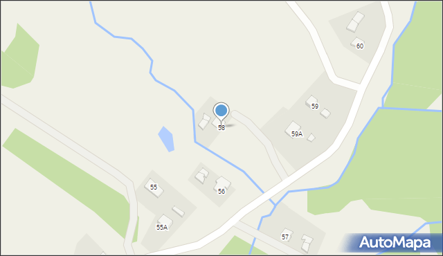 Rudenka, Rudenka, 58, mapa Rudenka