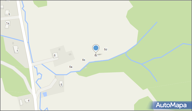 Rudenka, Rudenka, 6c, mapa Rudenka