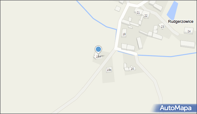 Rudgerzowice, Rudgerzowice, 18A, mapa Rudgerzowice