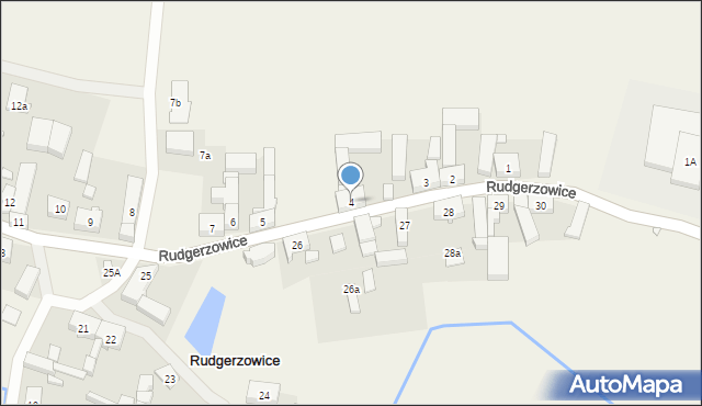 Rudgerzowice, Rudgerzowice, 4, mapa Rudgerzowice