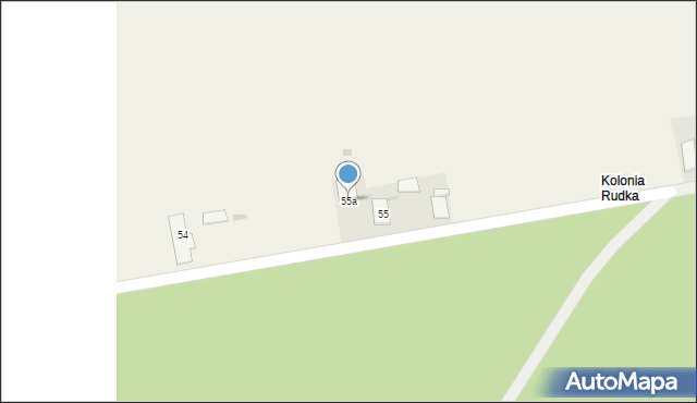 Rudka, Rudka, 55a, mapa Rudka