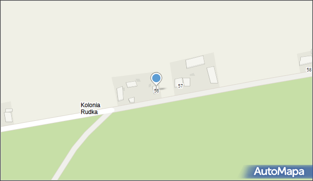Rudka, Rudka, 56, mapa Rudka