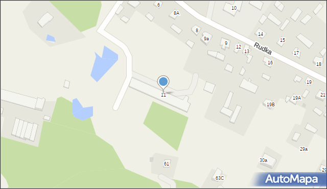 Rudka, Rudka, 11, mapa Rudka