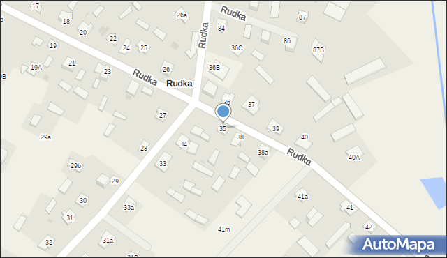 Rudka, Rudka, 35, mapa Rudka