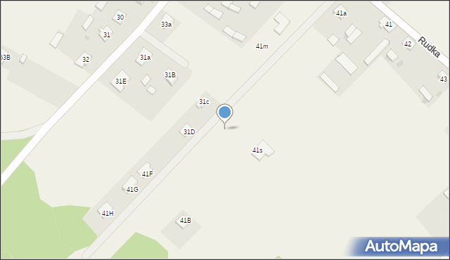 Rudka, Rudka, 41c, mapa Rudka