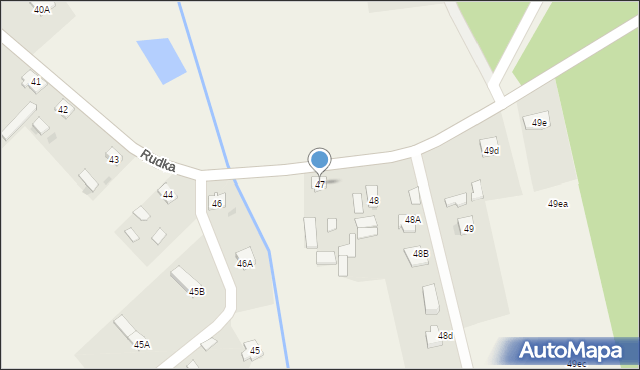 Rudka, Rudka, 47, mapa Rudka