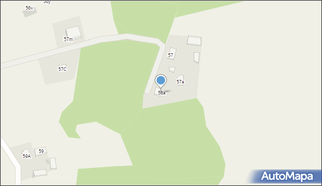 Rudka, Rudka, 58a, mapa Rudka