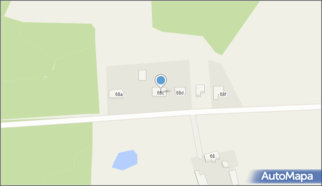 Rudka, Rudka, 68c, mapa Rudka