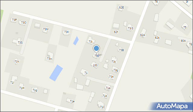 Rudka, Rudka, 73D, mapa Rudka