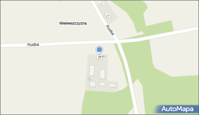 Rudka, Rudka, 16, mapa Rudka