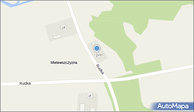 Rudka, Rudka, 17, mapa Rudka