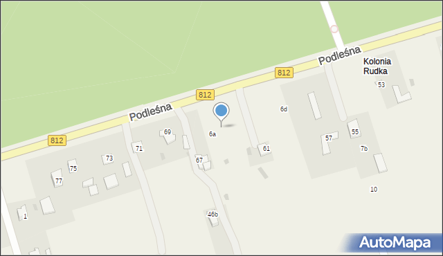 Rudka, Rudka, 6b, mapa Rudka
