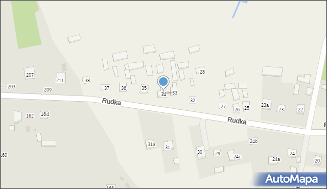 Rudka, Rudka, 34, mapa Rudka