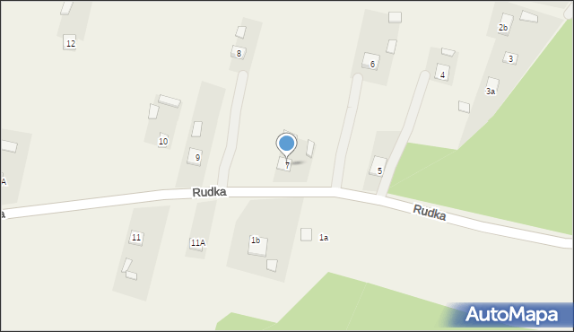 Rudka, Rudka, 7, mapa Rudka