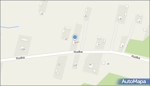Rudka, Rudka, 9, mapa Rudka