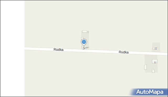 Rudka, Rudka, 24, mapa Rudka