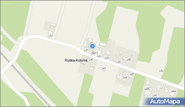Rudka, Rudka, 139, mapa Rudka