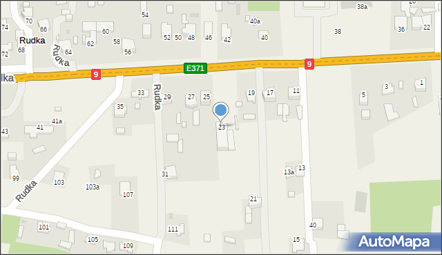 Rudka, Rudka, 23, mapa Rudka