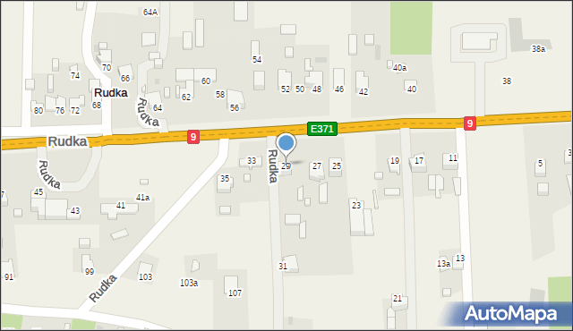 Rudka, Rudka, 29, mapa Rudka
