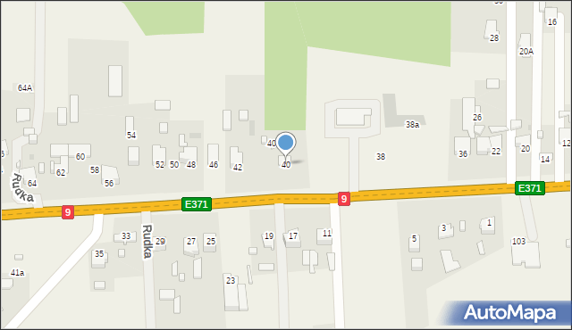 Rudka, Rudka, 40, mapa Rudka
