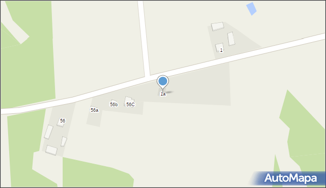 Rudka, Rudka, 1a, mapa Rudka