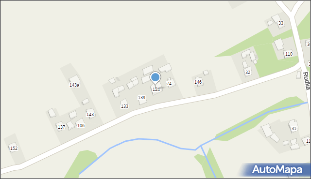 Rudka, Rudka, 124, mapa Rudka
