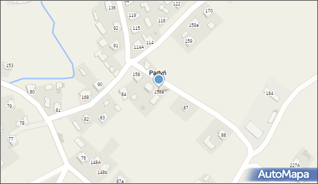 Rudka, Rudka, 158a, mapa Rudka