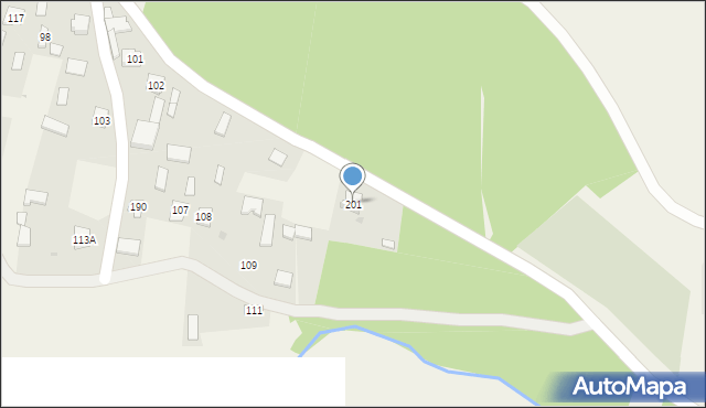 Rudka, Rudka, 201, mapa Rudka