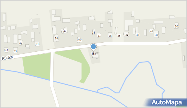 Rudka, Rudka, 38a, mapa Rudka