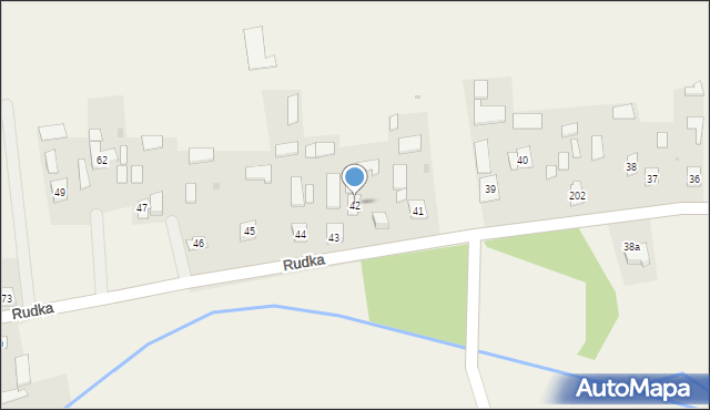 Rudka, Rudka, 42, mapa Rudka