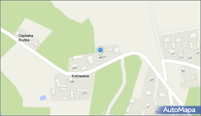 Rudka, Rudka, 95, mapa Rudka