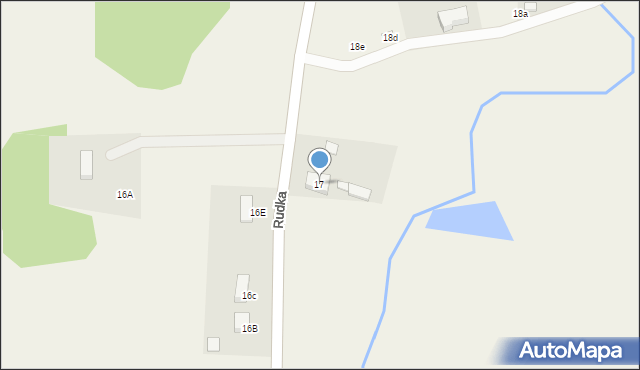 Rudka, Rudka, 17, mapa Rudka