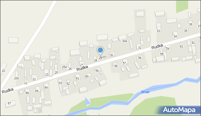 Rudka, Rudka, 29, mapa Rudka