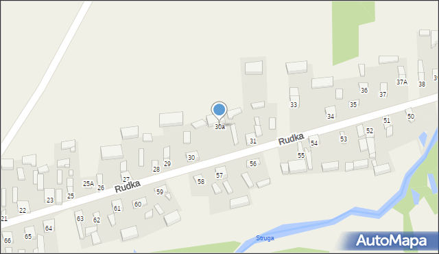 Rudka, Rudka, 30a, mapa Rudka
