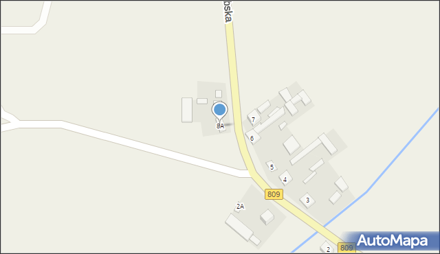 Rudka Gołębska, Rudka Gołębska, 8A, mapa Rudka Gołębska