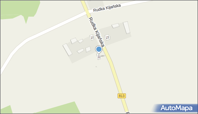 Rudka Kijańska, Rudka Kijańska, 11, mapa Rudka Kijańska