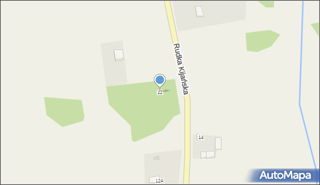 Rudka Kijańska, Rudka Kijańska, 12, mapa Rudka Kijańska